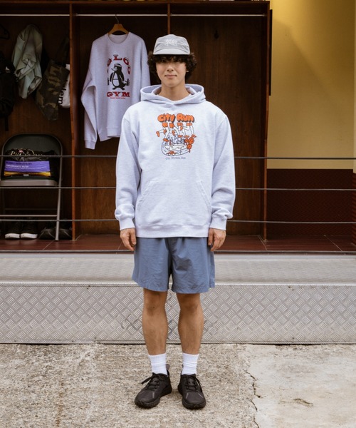 PR01.(ピーアールワン)の「BIG WAVE シティーラン パーカー(パーカー・メンズ・ライトグレー・LARGE/MEDIUM)」の13枚目の写真
