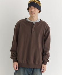 BACK NUMBER | 【BACK NUMBER】スウェットヘンリーネックプルオーバートレーナー(スウェット)