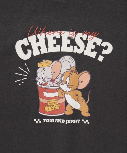 Tom&Jerry(トムアンドジェリー)の「【TOM&JERRY/トムとジェリー】裏起毛プリントクルーネックトレーナー(スウェット・レディース・ブルー/杢グレー/ダークグレー/パープル・MEDIUM/LARGE)」の17枚目の写真