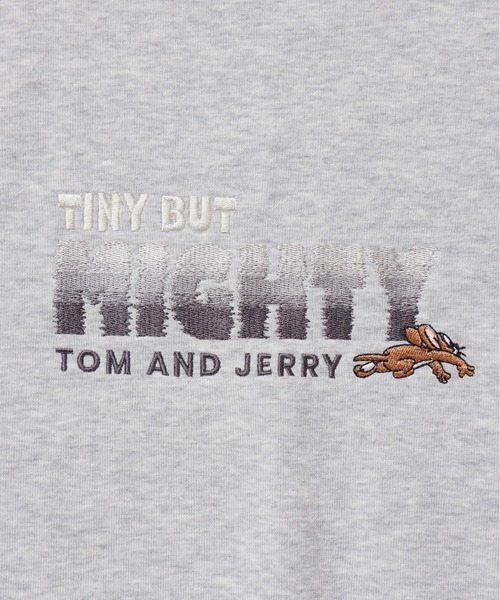 Tom&Jerry(トムアンドジェリー)の「【TOM&JERRY/トムとジェリー】裏起毛プリントクルーネックトレーナー(スウェット・レディース・ブルー/杢グレー/ダークグレー/パープル・MEDIUM/LARGE)」の20枚目の写真