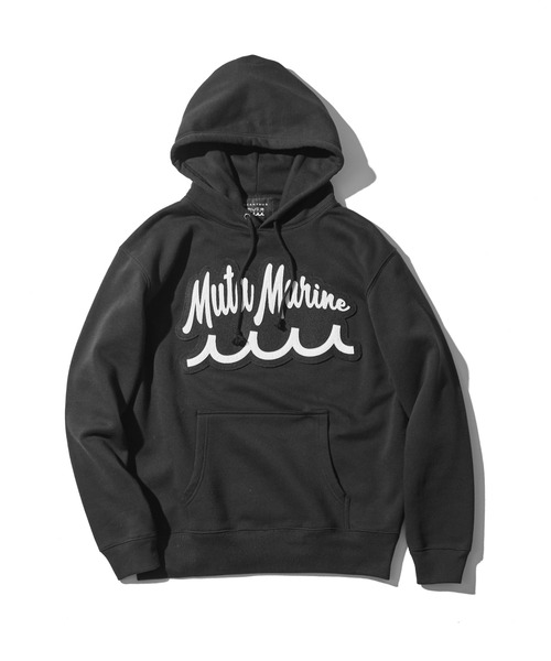 ACANTHUS(アカンサス)の「ACANTHUS x muta MARINE Script Logo Hooded Sweatshirts(パーカー・メンズ・ブラック/ホワイト・M/L/XL/S)」の11枚目の写真