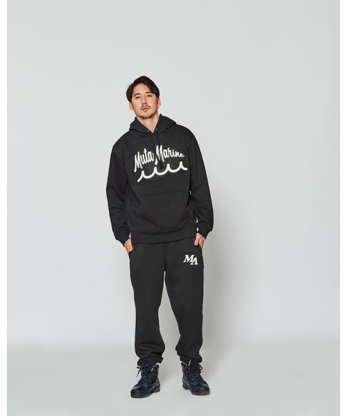 ACANTHUS(アカンサス)の「ACANTHUS x muta MARINE Script Logo Hooded Sweatshirts(パーカー・メンズ・ブラック/ホワイト・M/L/XL/S)」の7枚目の写真