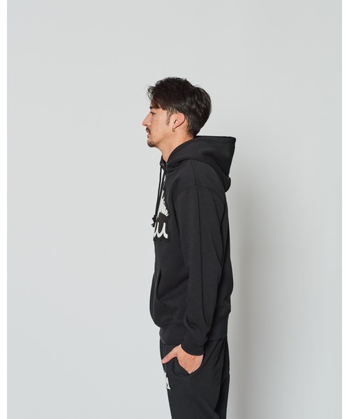 ACANTHUS(アカンサス)の「ACANTHUS x muta MARINE Script Logo Hooded Sweatshirts(パーカー・メンズ・ブラック/ホワイト・M/L/XL/S)」の9枚目の写真
