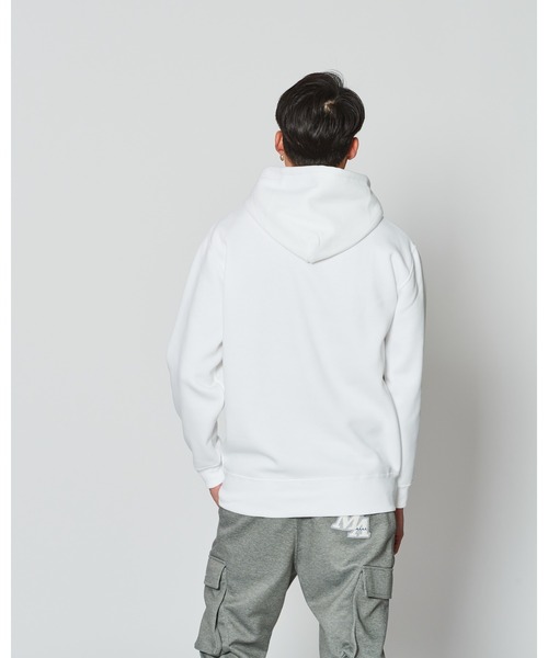 ACANTHUS(アカンサス)の「ACANTHUS x muta MARINE Script Logo Hooded Sweatshirts(パーカー・メンズ・ブラック/ホワイト・M/L/XL/S)」の5枚目の写真