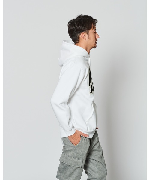 ACANTHUS(アカンサス)の「ACANTHUS x muta MARINE Script Logo Hooded Sweatshirts(パーカー・メンズ・ブラック/ホワイト・M/L/XL/S)」の6枚目の写真