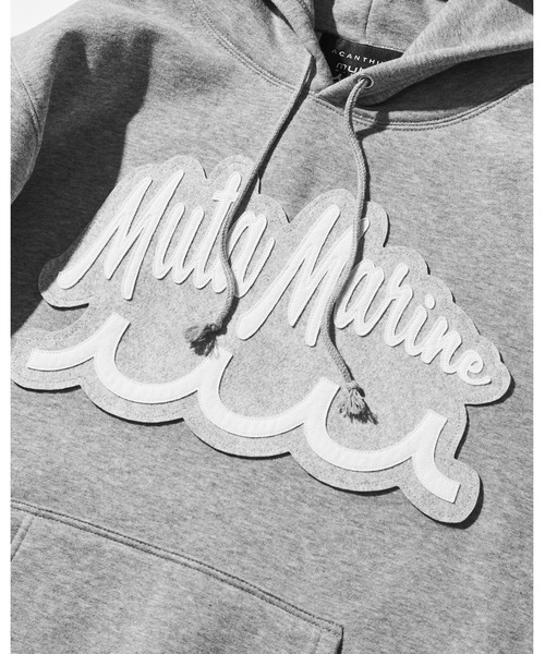 ACANTHUS(アカンサス)の「ACANTHUS x muta MARINE Script Logo Hooded Sweatshirts(パーカー・メンズ・ブラック/ホワイト・M/L/XL/S)」の15枚目の写真