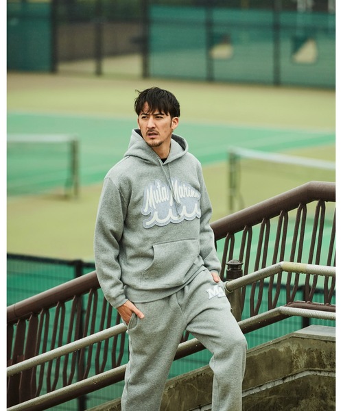 ACANTHUS(アカンサス)の「ACANTHUS x muta MARINE Script Logo Hooded Sweatshirts(パーカー・メンズ・ブラック/ホワイト・M/L/XL/S)」の16枚目の写真