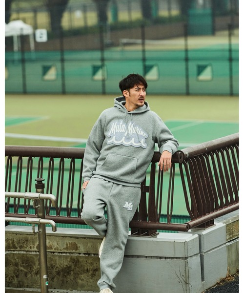 ACANTHUS(アカンサス)の「ACANTHUS x muta MARINE Script Logo Hooded Sweatshirts(パーカー・メンズ・ブラック/ホワイト・M/L/XL/S)」の17枚目の写真
