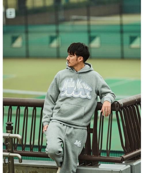 ACANTHUS(アカンサス)の「ACANTHUS x muta MARINE Script Logo Hooded Sweatshirts(パーカー・メンズ・ブラック/ホワイト・M/L/XL/S)」の18枚目の写真