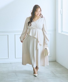 Elsie Twist-Front Dress（ワンピース）｜Her lip to（ハーリップ