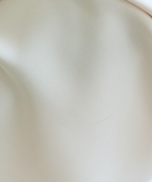 SMILE LAND（スマイルランド）の「＜大きいサイズ＞【らめちゃんコラボ】カシュクールデザインワンピース JERRYSELECT（ワンピース・レディース・アイボリー/ブラック・L/LL/3L/4L/5L）」の15枚目の写真