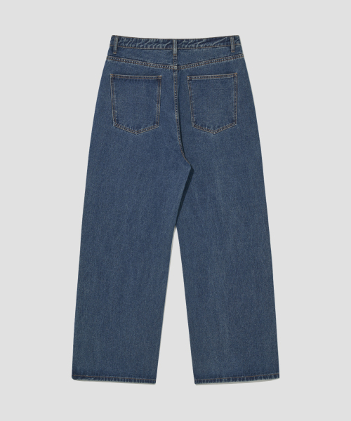 AGOD（エージーオーディー）の「ワイドデニムパンツ[インディゴ]（デニムパンツ・メンズ・その他・LARGE/X-LARGE/X-SMALL/SMALL/MEDIUM）」の6枚目の写真