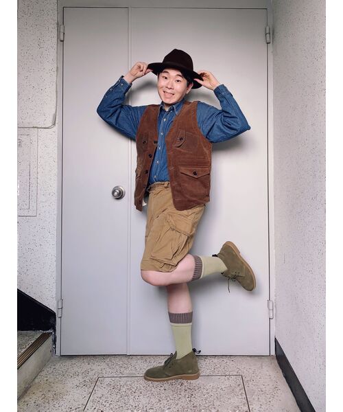 DIMITRI BLACK(ディミトリブラック)の「コーデュロイパティグベスト_ブラウン(ベスト・レディース・その他・MEDIUM)」の5枚目の写真