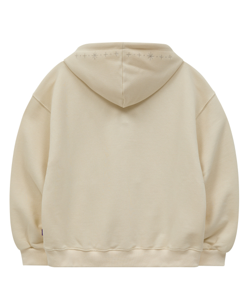 HOODHOOD(フッドフッド)の「スターアップリケ刺繍フードアイボリー(パーカー・レディース・その他・1/2)」の6枚目の写真