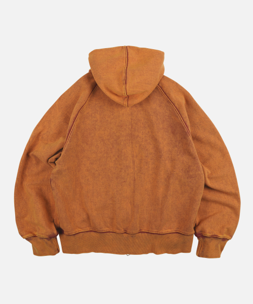 FRIZMWORKS(フリズムワークス)の「VINTAGE DYEING HOOD ZIP UP PARKA _ SUNSET(パーカー・メンズ・その他・LARGE/SMALL/MEDIUM/X-LARGE)」の3枚目の写真