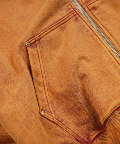 FRIZMWORKS(フリズムワークス)の「VINTAGE DYEING HOOD ZIP UP PARKA _ SUNSET(パーカー・メンズ・その他・LARGE/SMALL/MEDIUM/X-LARGE)」の6枚目の写真