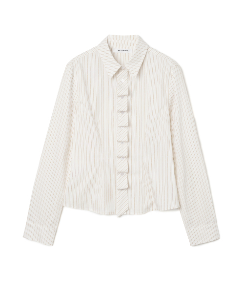 MILLO WOMEN（ミロウーマン）の「ダブルプラケットシャツ[ホワイト]（シャツ/ブラウス・レディース・その他・SMALL/MEDIUM）」の2枚目の写真