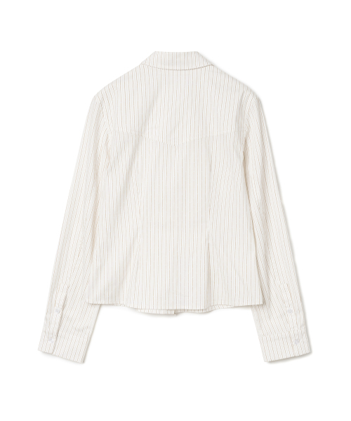 MILLO WOMEN（ミロウーマン）の「ダブルプラケットシャツ[ホワイト]（シャツ/ブラウス・レディース・その他・SMALL/MEDIUM）」の3枚目の写真