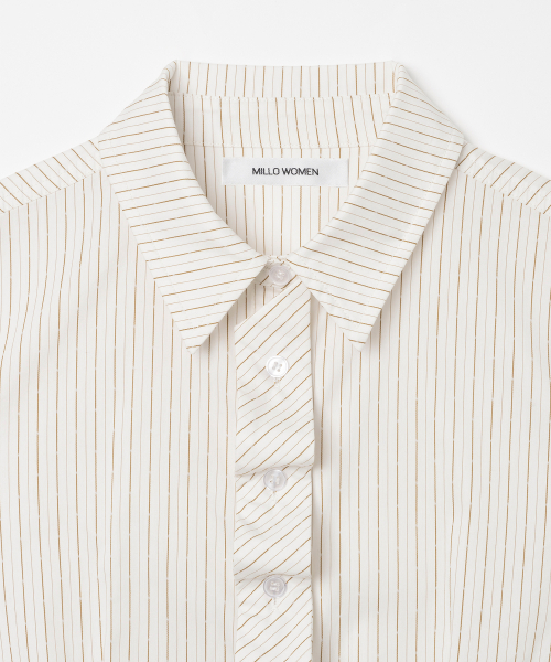 MILLO WOMEN（ミロウーマン）の「ダブルプラケットシャツ[ホワイト]（シャツ/ブラウス・レディース・その他・SMALL/MEDIUM）」の4枚目の写真