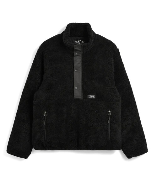 TAION（タイオン）の「【TAION/タイオン】ノンダウン マウンテン ハイネック ボアプルオーバー（ブルゾン・メンズ・ブラック/ベージュ・M/L/XL）」の2枚目の写真