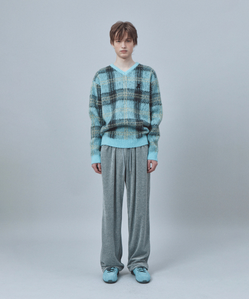 Rest&Recreation(レストアンドレクリエーション)の「VELVET PANTS - GREY(スウェットパンツ・レディース・その他・LARGE/SMALL)」の5枚目の写真