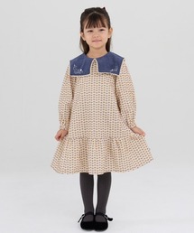 moimoln（モイモルン）の「【日本限定復刻企画】シャツコールプリントマーメイドフレアワンピース（ワンピース）」