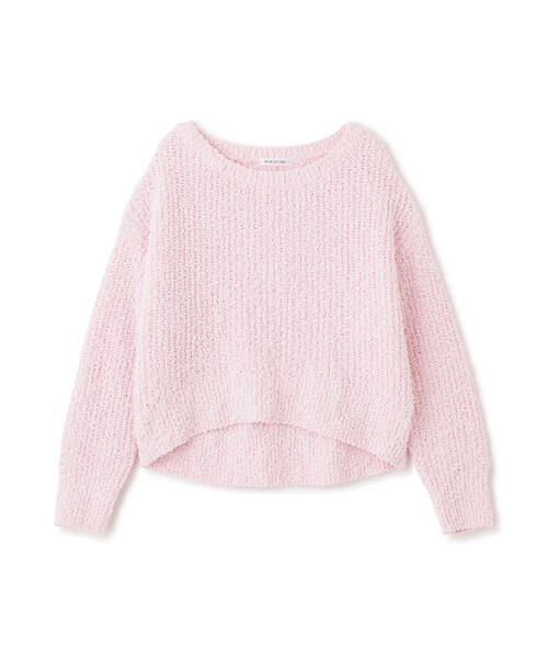 NATURAL BEAUTY BASIC(ナチュラルビューティーベーシック)の「◇ネップオーバーニット(ニット/セーター・レディース・ダークブルー/ピンク/オフホワイト・FREE)」の5枚目の写真