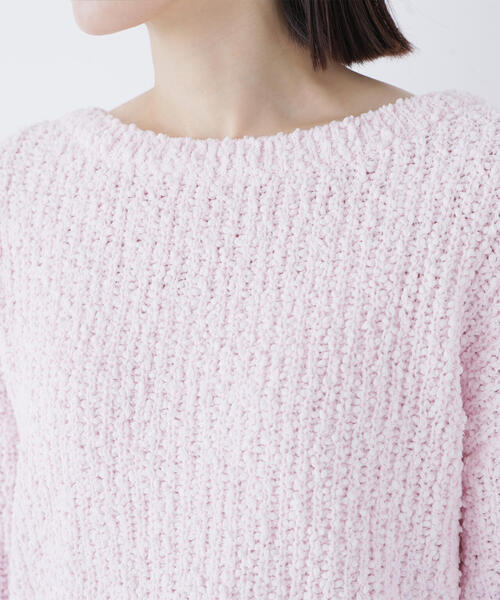 NATURAL BEAUTY BASIC(ナチュラルビューティーベーシック)の「◇ネップオーバーニット(ニット/セーター・レディース・ダークブルー/ピンク/オフホワイト・FREE)」の15枚目の写真