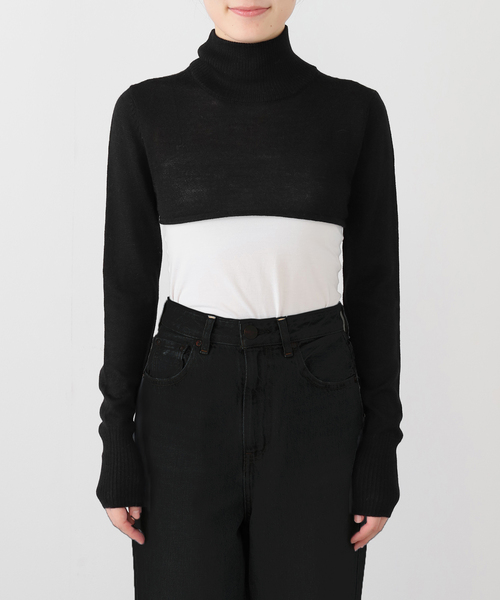 EDIT. FOR LULU(エディットフォールル)の「【AYNI/アイニ】マルチウェイボレロ(ニット/セーター・レディース・ホワイト/ブラック・FREE)」の15枚目の写真