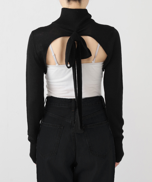 EDIT. FOR LULU(エディットフォールル)の「【AYNI/アイニ】マルチウェイボレロ(ニット/セーター・レディース・ホワイト/ブラック・FREE)」の17枚目の写真