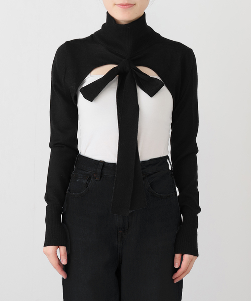 EDIT. FOR LULU(エディットフォールル)の「【AYNI/アイニ】マルチウェイボレロ(ニット/セーター・レディース・ホワイト/ブラック・FREE)」の21枚目の写真