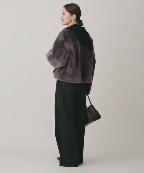 IENA（イエナ）の「ムートン ショートコート（ムートンコート・レディース・グレー・FREE）」の11枚目の写真