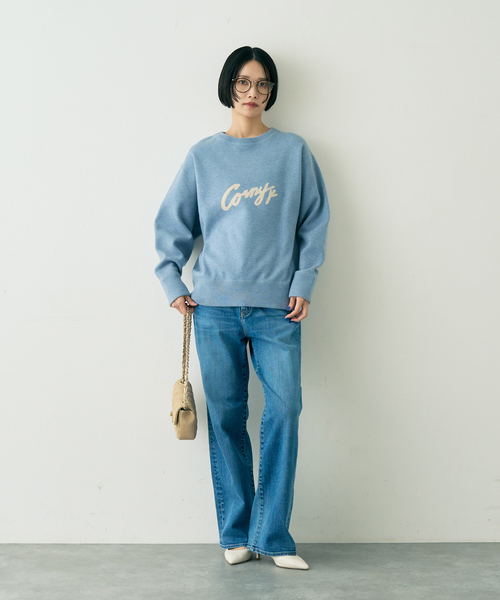 Rouge vif（ルージュヴィフ）の「【RED CARD/レッドカード】別注35th Anniversary.Straig ワイドストレートデニム（デニムパンツ・レディース・ブルー・23/24/25/21/22）」の8枚目の写真