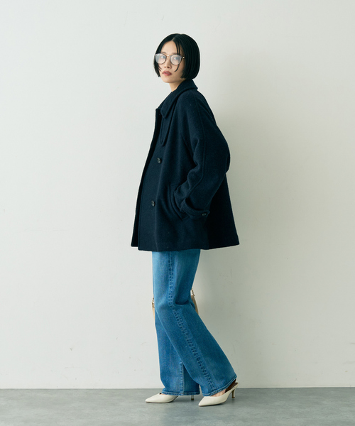 Rouge vif（ルージュヴィフ）の「【RED CARD/レッドカード】別注35th Anniversary.Straig ワイドストレートデニム（デニムパンツ・レディース・ブルー・23/24/25/21/22）」の11枚目の写真