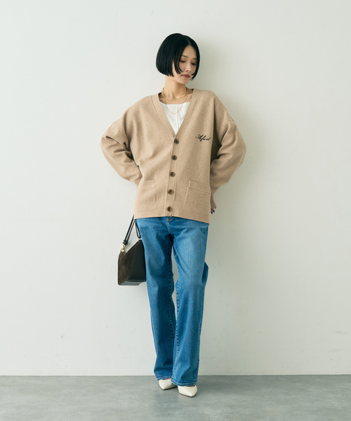 Rouge vif（ルージュヴィフ）の「【RED CARD/レッドカード】別注35th Anniversary.Straig ワイドストレートデニム（デニムパンツ・レディース・ブルー・23/24/25/21/22）」の16枚目の写真