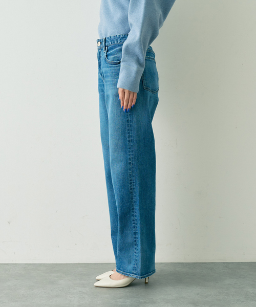 Rouge vif（ルージュヴィフ）の「【RED CARD/レッドカード】別注35th Anniversary.Straig ワイドストレートデニム（デニムパンツ・レディース・ブルー・23/24/25/21/22）」の19枚目の写真