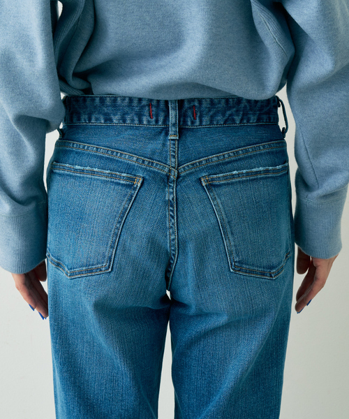 Rouge vif（ルージュヴィフ）の「【RED CARD/レッドカード】別注35th Anniversary.Straig ワイドストレートデニム（デニムパンツ・レディース・ブルー・23/24/25/21/22）」の21枚目の写真