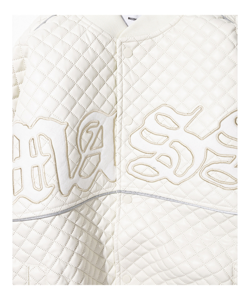 MASSNOUN(マスノウン)の「ダットスクエア 2オンス バーシティジャケット MSHJK003-IV(スタジャン・メンズ・その他・MEDIUM/LARGE)」の5枚目の写真
