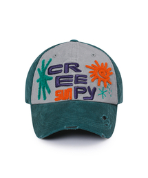 MAINBOOTH（メインブース）の「Creepy Sun Ball Cap(GREEN)（キャップ）」
