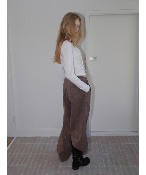 ETMON(エトモン)の「Vintage Pattern Pants, Brown(その他パンツ・レディース・その他・SMALL/MEDIUM)」の3枚目の写真