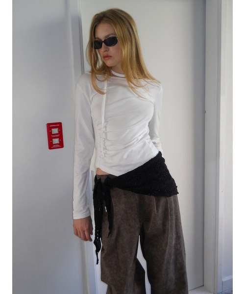 ETMON(エトモン)の「Vintage Pattern Pants, Brown(その他パンツ・レディース・その他・SMALL/MEDIUM)」の4枚目の写真