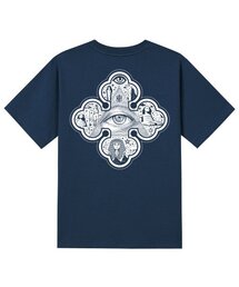 KTN0124 ツタンカーメン 半袖Tシャツ - ネイビー