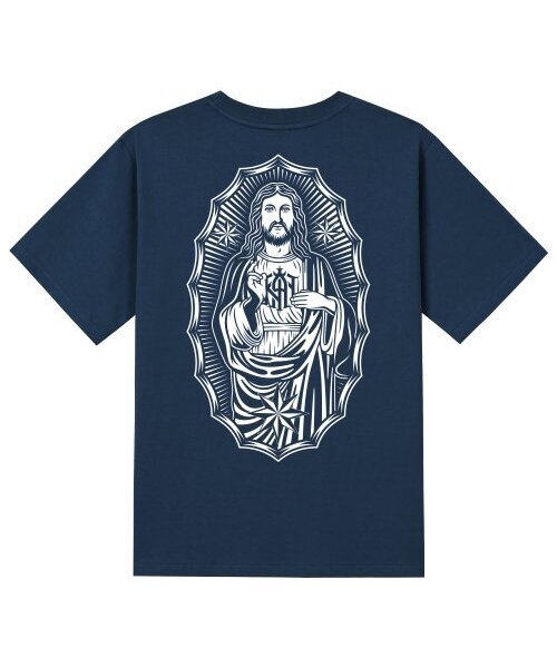 KAN6312(カン6312)の「KTN0192 エモン 半袖Tシャツ ネイビー(Tシャツ/カットソー・メンズ・その他・LARGE/MEDIUM/SMALL/X-LARGE)」の1枚目の写真
