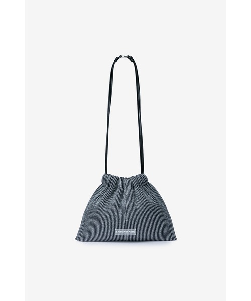 LASTFRAME（ラストフレーム）の「KYOTO METALLIC SACK BAG（ショルダーバッグ・レディース・グレー系その他/シルバー系その他・FREE）」の2枚目の写真