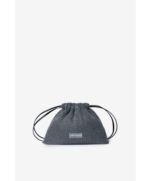 LASTFRAME（ラストフレーム）の「KYOTO METALLIC SACK BAG（ショルダーバッグ・レディース・グレー系その他/シルバー系その他・FREE）」の8枚目の写真