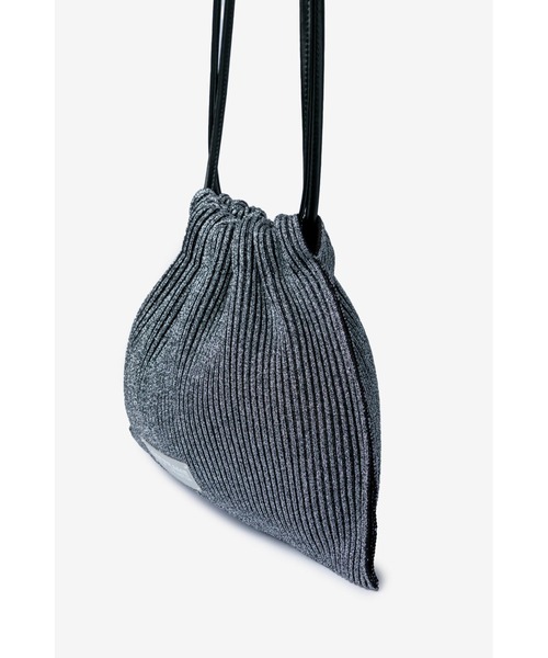 LASTFRAME（ラストフレーム）の「KYOTO METALLIC SACK BAG（ショルダーバッグ・レディース・グレー系その他/シルバー系その他・FREE）」の10枚目の写真