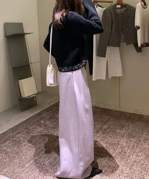 Vipoa(ヴィポア)の「Paisley jacquard knit cardigan(カーディガン/ボレロ・レディース・アイボリー/ブラック・FREE)」の13枚目の写真