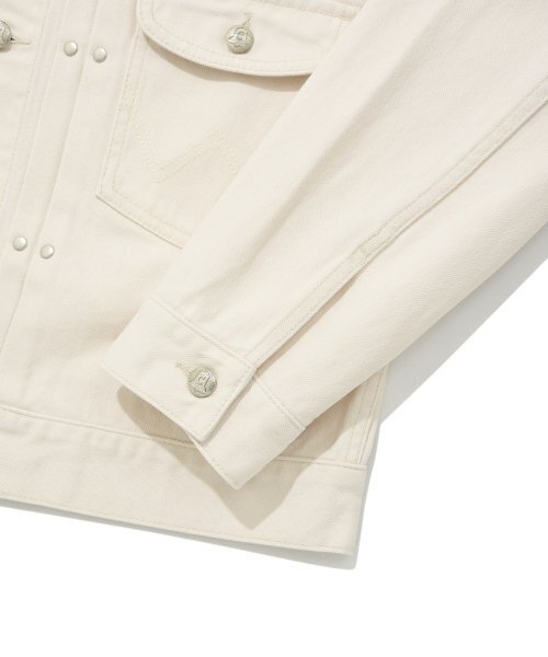 COVERNAT（カバーナット）の「[COVERNAT x WRANGLER] オリジナルデニムジャケットアイボリー（デニムジャケット・レディース・その他・LARGE/MEDIUM/X-LARGE）」の6枚目の写真