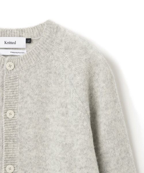 KNITTED(ニッティド)の「シェギドック ウール100% ラウンドカーディガン メランジェグレー(カーディガン/ボレロ・レディース・その他・MEDIUM/LARGE/X-LARGE)」の13枚目の写真