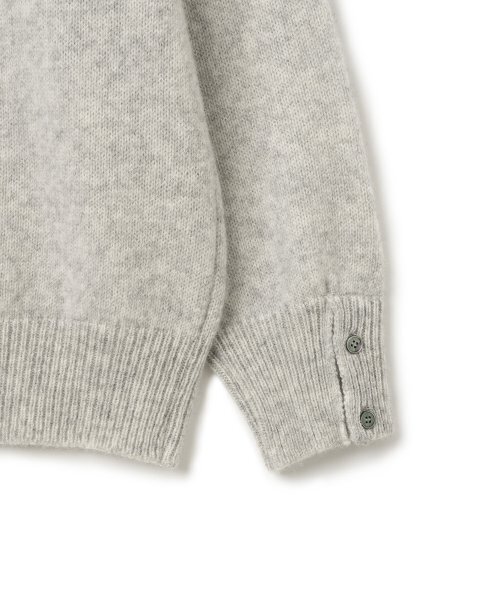 KNITTED(ニッティド)の「シェギドック ウール100% ラウンドカーディガン メランジェグレー(カーディガン/ボレロ・レディース・その他・MEDIUM/LARGE/X-LARGE)」の14枚目の写真